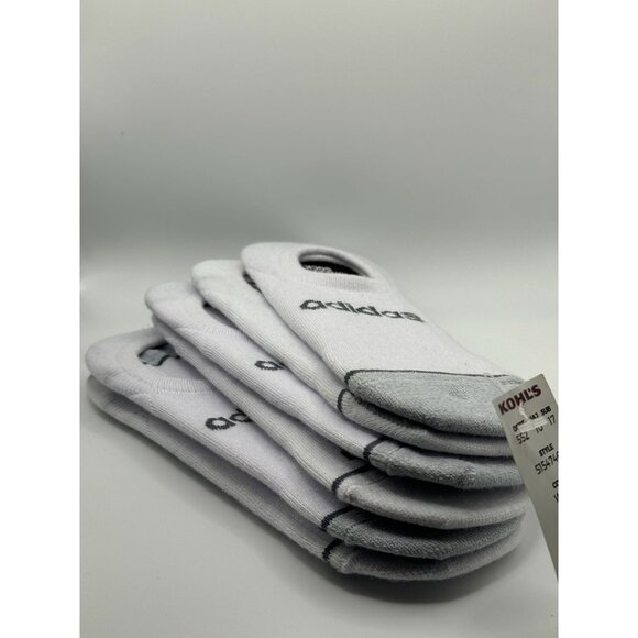 adidas Other - Adidas Mens No-Show Sneaker Socks White Size 6-12 6-Pack